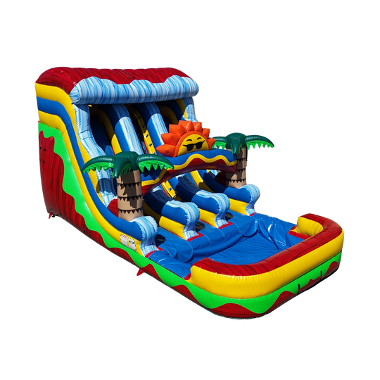 WS-260D Sun Wave commercial water slide WS-260D Sun Wave commercial water slide