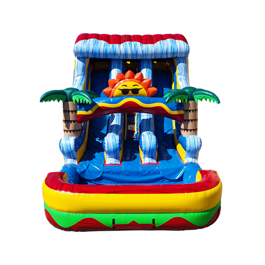 WS-260D Sun Wave commercial water slide WS-260D Sun Wave commercial water slide