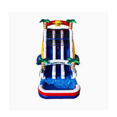 WS-256D Sunny Party Time Water Slide 22Ft H - Commercial Inflatable Equipment