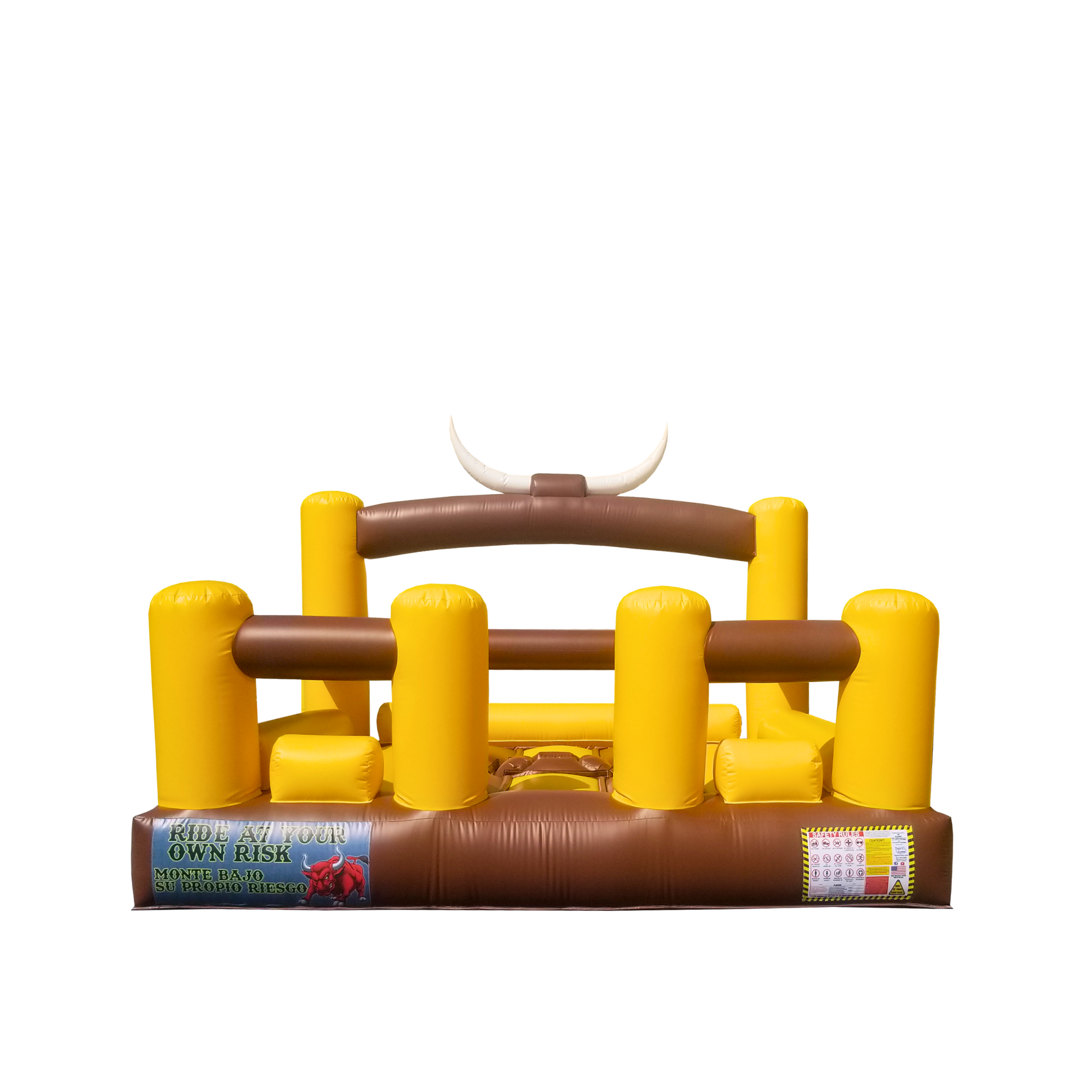 CT-725 White Horns Mechanical Bull Bed.