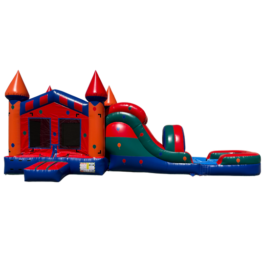 CWS-263 commercial inflatable combo water slide