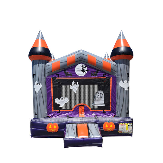 B-687 Spooky House commercial Halloween bounce house