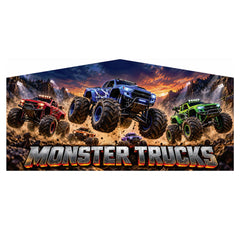 Monster Trucks Art Panel - Commercial Inflatable Equipment