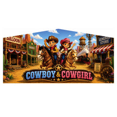 Cowboy & Cowgirl Art Panel - Commercial Inflatable Equipment