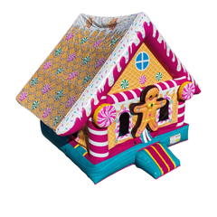 B-678-Gingerbread Pink Hoese Jumper - Commercial Inflatable Equipment