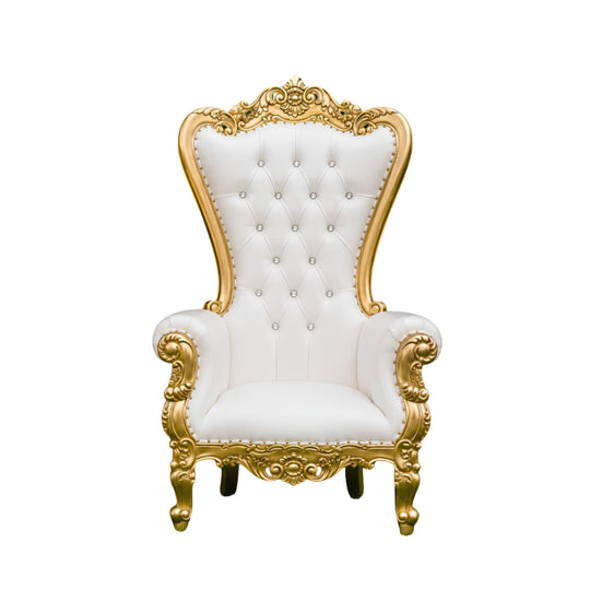 White Queen Throne Chair
