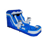 WS-239S Crazy Dolphin Waves Water Slide