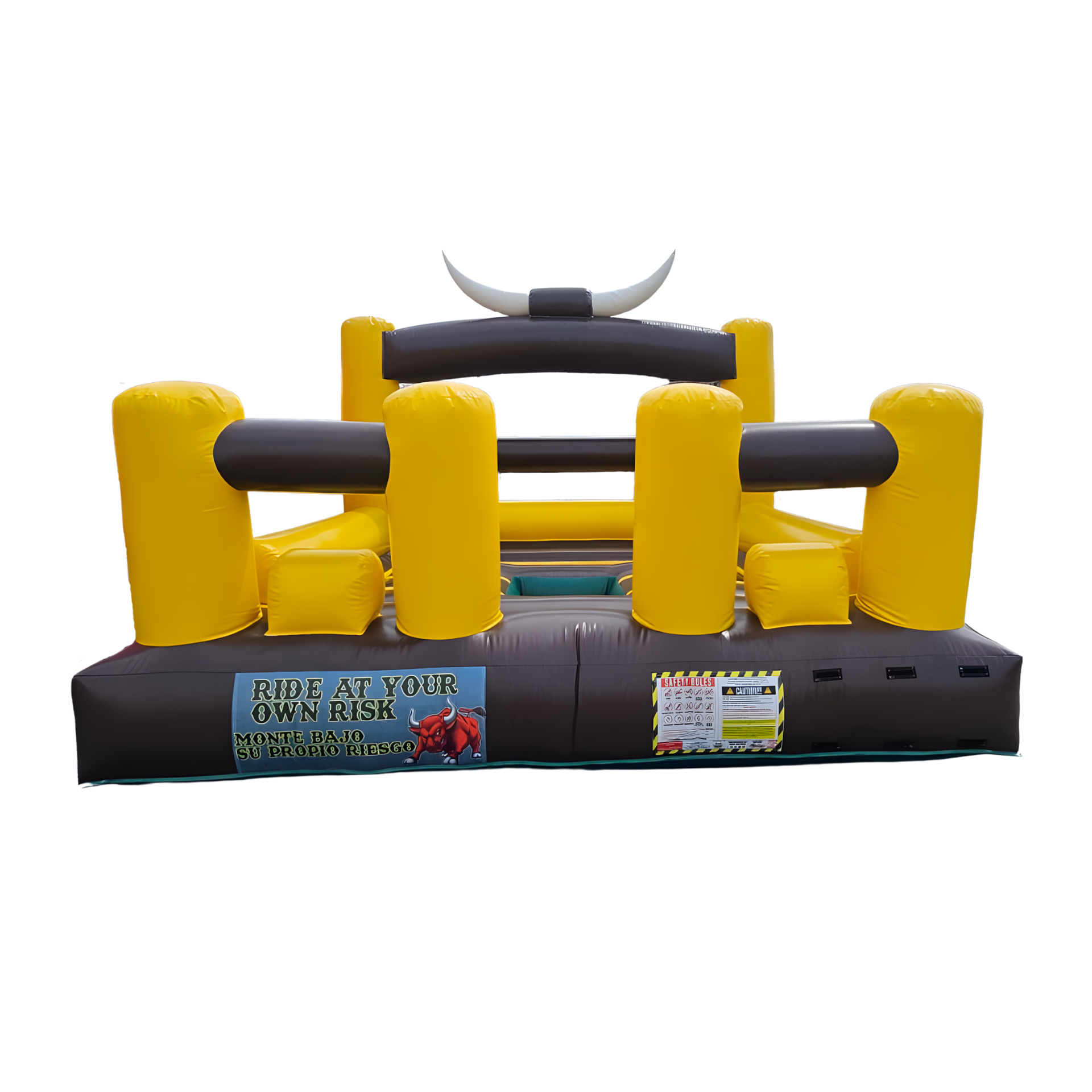 CT-725 White Horns Mechanical Bull Bed.